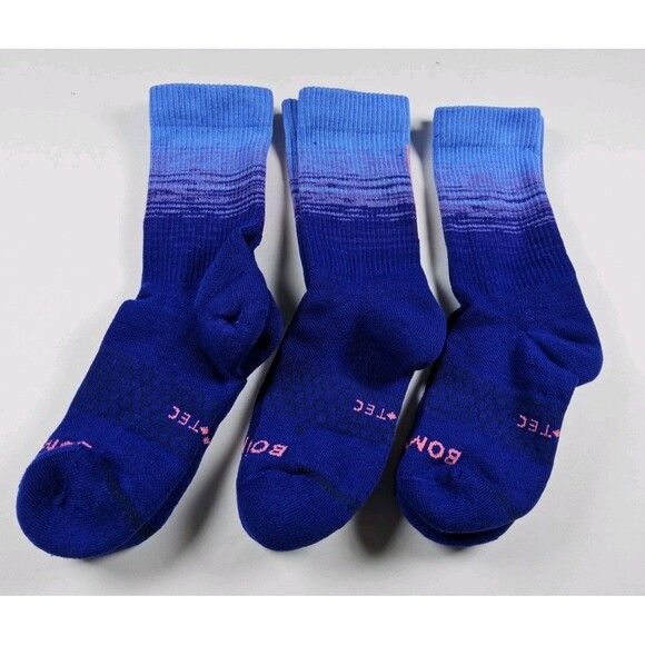 Bombas Hex-Tec Calf Socks Lot Of 3 Pairs Size Youth - Picture 1 of 2